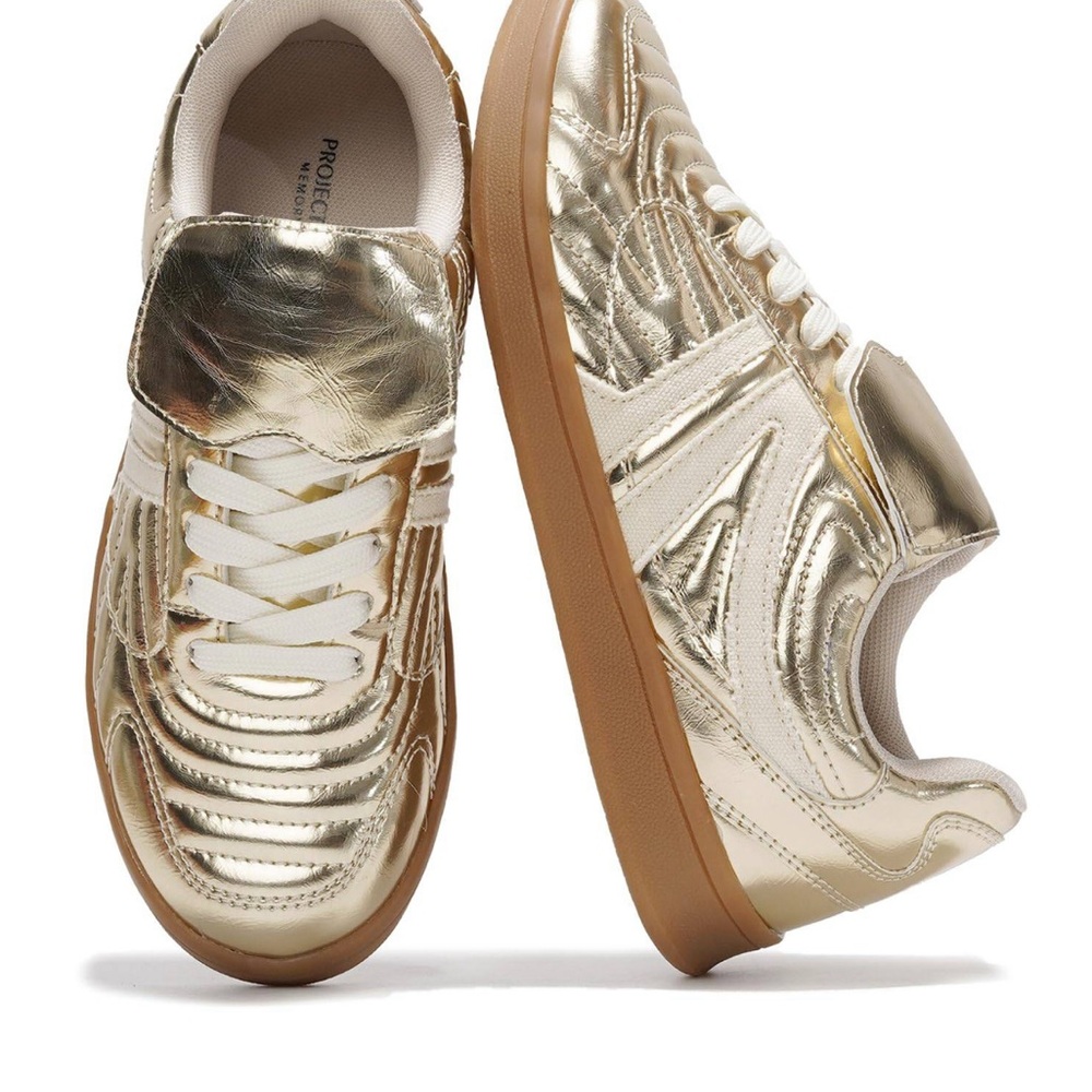 Steve Madden Metallic Gold Shoes